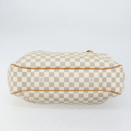 Louis Vuitton Evora Handbag Damier, WHITE, CANVAS, Tote bag