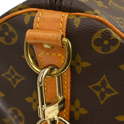 Louis Vuitton Keepall Bandouliere Bag Monogram Canvas, Brown, Canvas, Travel Bag