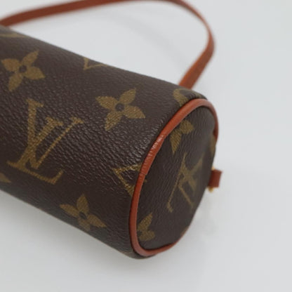 Louis Vuitton Papillon Pochette Monogram Canvas, BROWN, CANVAS, Handbag