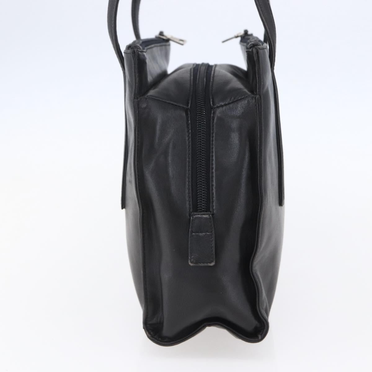 Prada Vintage Shoulder Bag Leather, BLACK, LEATHER, Shoulder bag