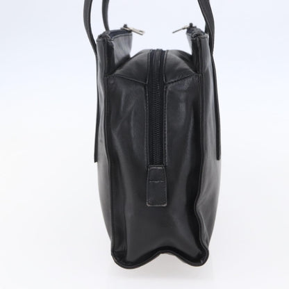 Prada Vintage Shoulder Bag Leather, BLACK, LEATHER, Shoulder bag