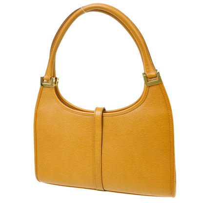 Gucci Vintage Jackie Handbag Leather, Brown, Leather, Handbag