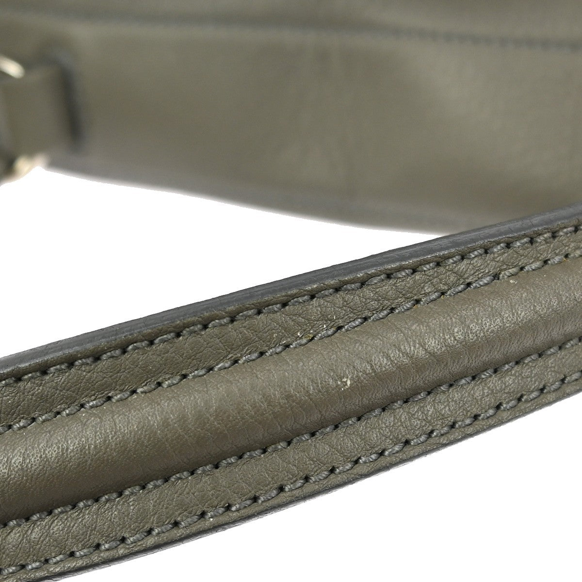 Saint Laurent Muse Two Bag Leather, GRAY, LEATHER, Handbag
