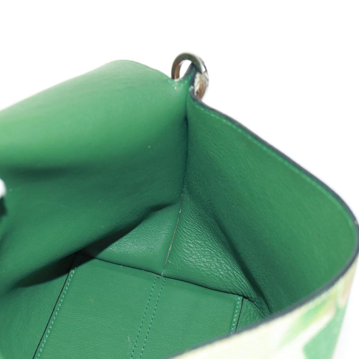 Loewe Avenue Crossbody Leather, GREEN, LEATHER, Shoulder bag