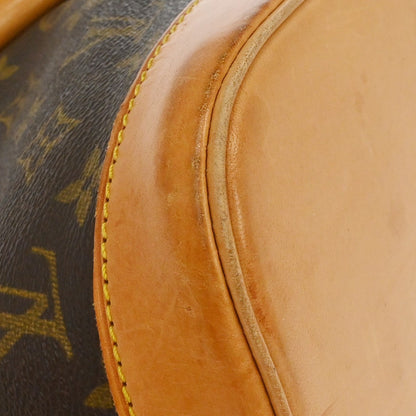 Louis Vuitton Alma Handbag Monogram Canvas, Brown, Canvas, Handbag