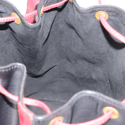 Louis Vuitton Bicolor Noe Handbag Epi Leather, BLACK, LEATHER, Handbag