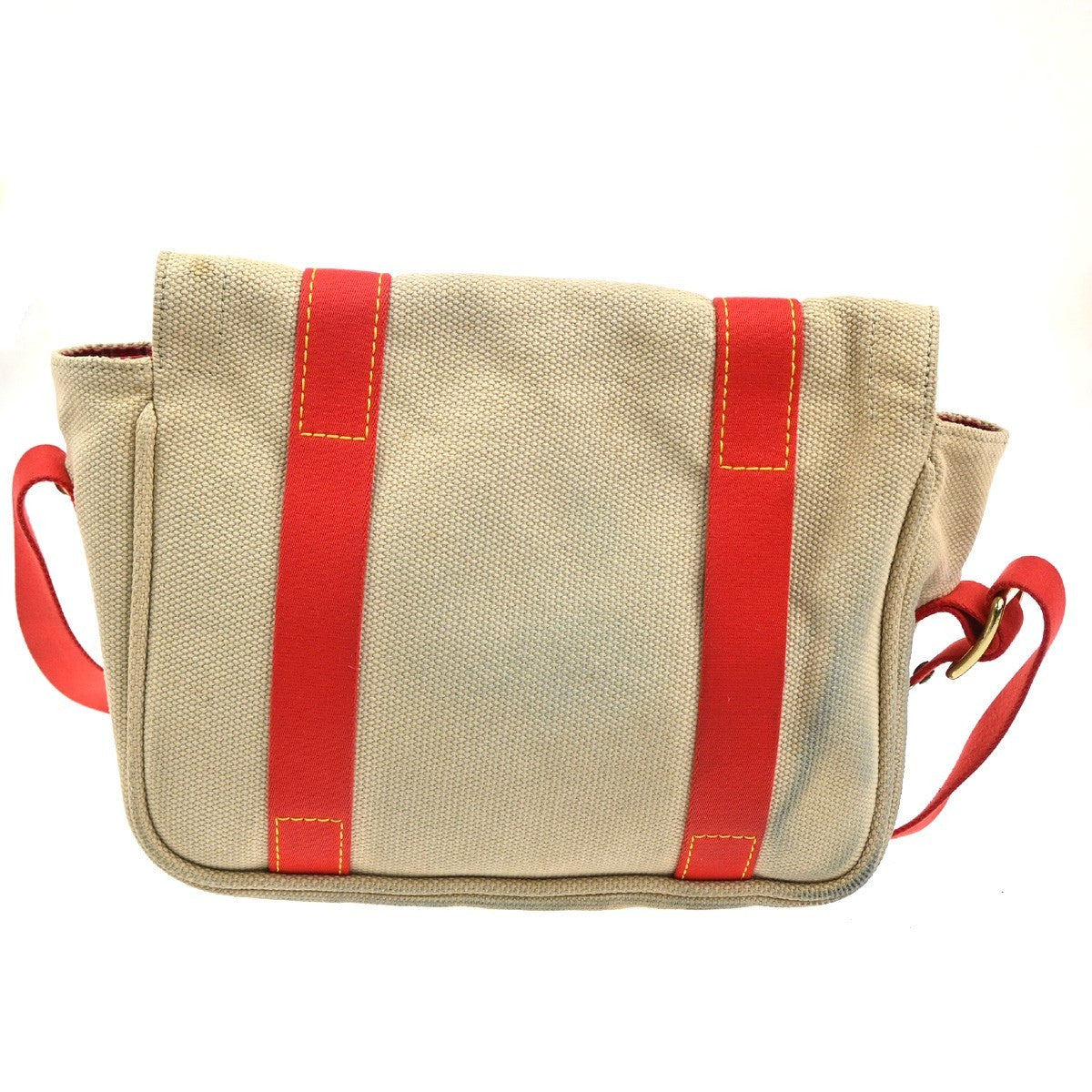 Louis Vuitton Antigua Besace Messenger Bag Canvas, BEIGE, CANVAS, Shoulder bag