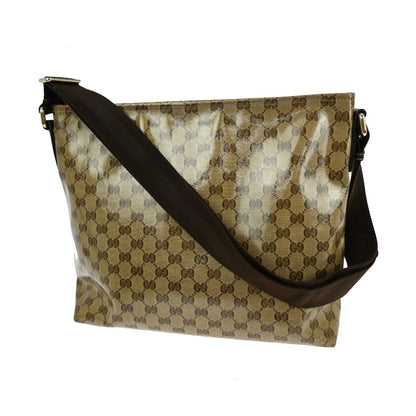 Gucci Zip Top Messenger Bag GG Imprime, "brown + Beige", Canvas, Shoulder Bag