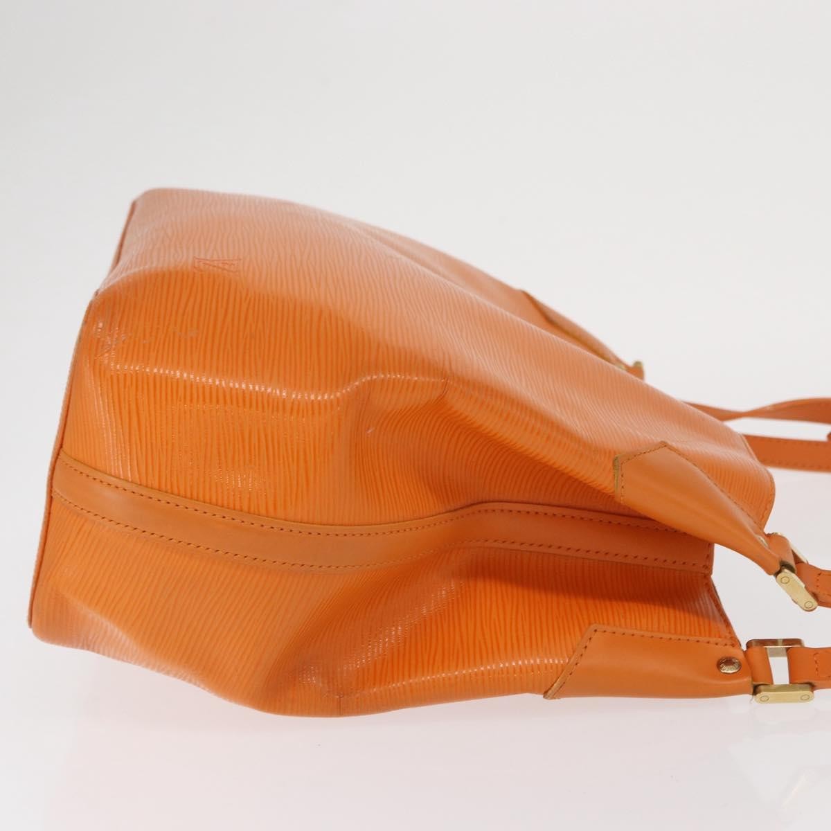 Louis Vuitton Mandara Handbag Epi Leather, ORANGE, LEATHER, Shoulder bag
