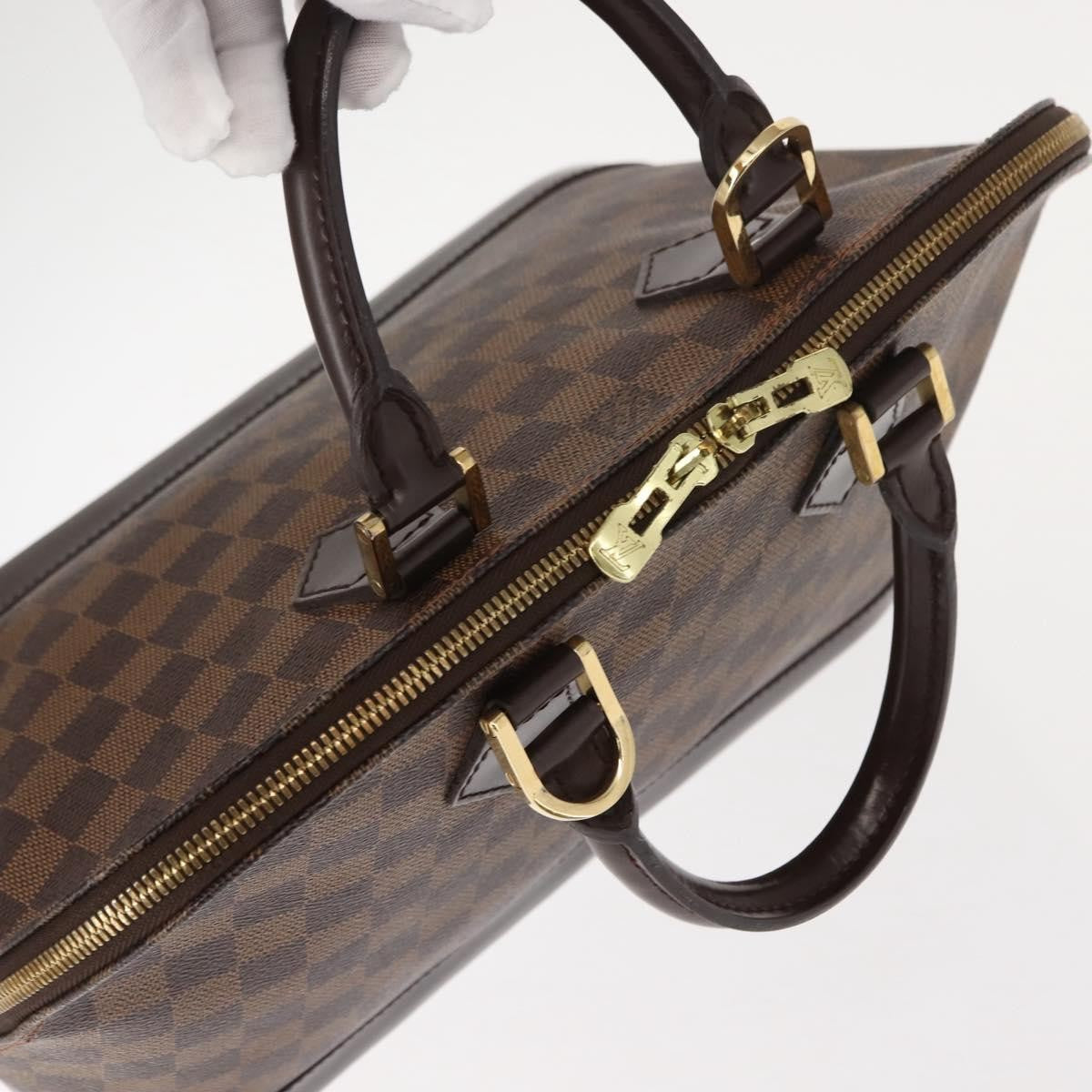 Louis Vuitton Alma Handbag Damier, BROWN, CANVAS, Handbag