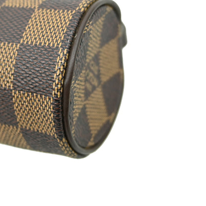 Louis Vuitton Papillon Pochette Damier, BROWN, CANVAS, Clutche & pouche