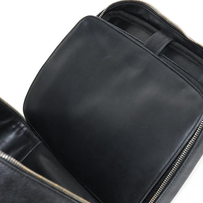 Chanel Vintage Timeless Zip Around Vanity Case Caviar, Black, Leather, Clutch