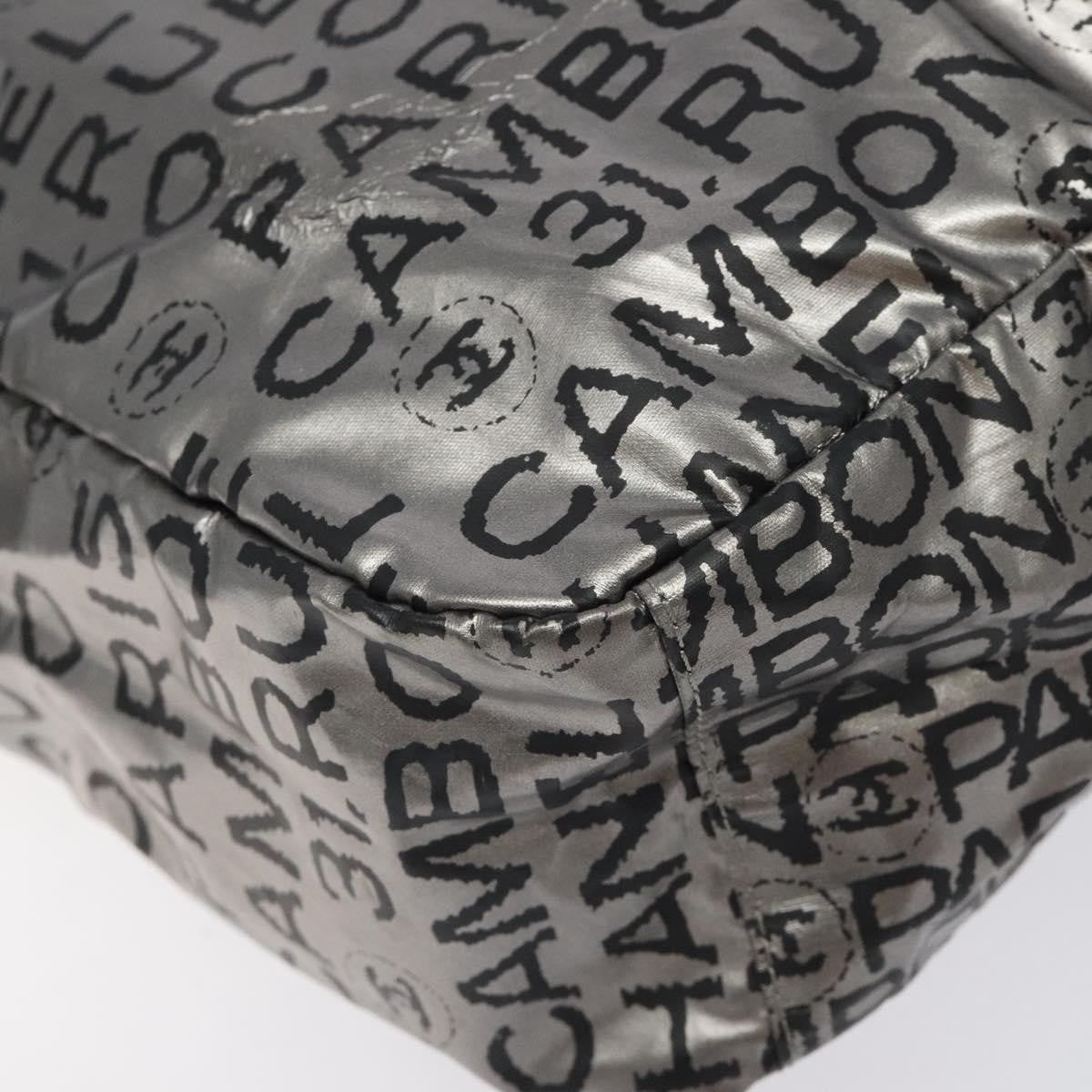 Chanel Unlimited Shoulder Bag Nylon, SILVER, NYLON, Shoulder bag