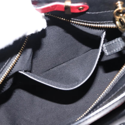 Chloe Alice Satchel Leather, RED, LEATHER, Handbag