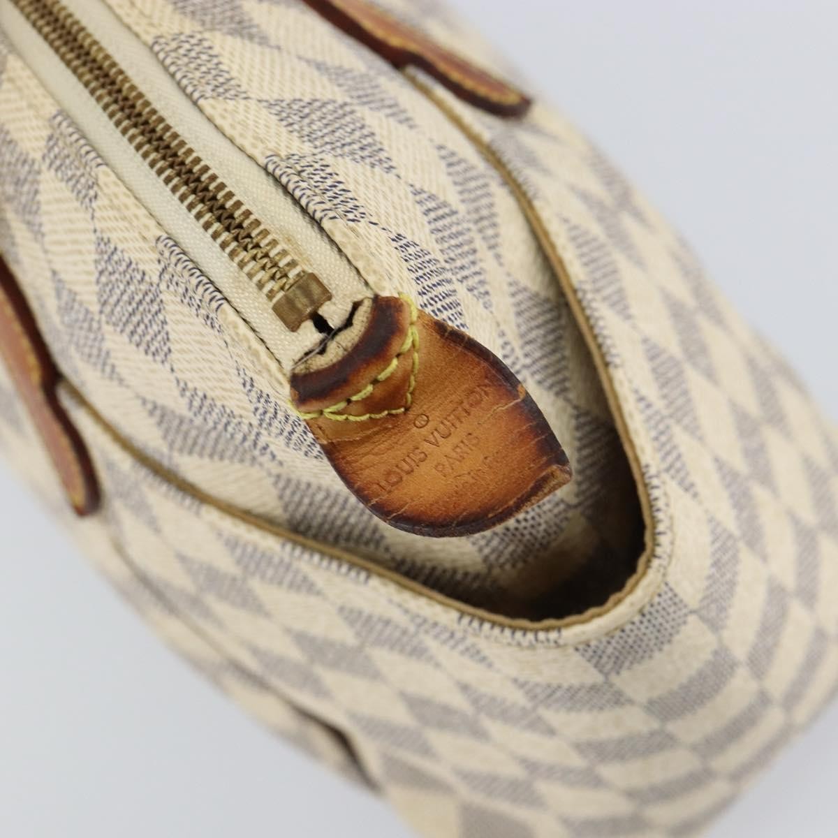 Louis Vuitton Totally Handbag Damier, WHITE, CANVAS, Tote bag