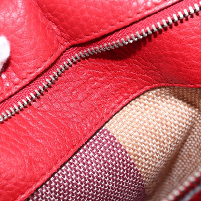 Gucci Bamboo Daily Top Handle Bag Leather, RED, LEATHER, Handbag