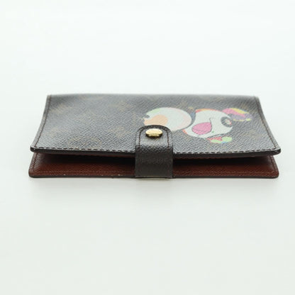 Louis Vuitton Agenda Cover Monogram Panda, Brown, Canvas, Wallet