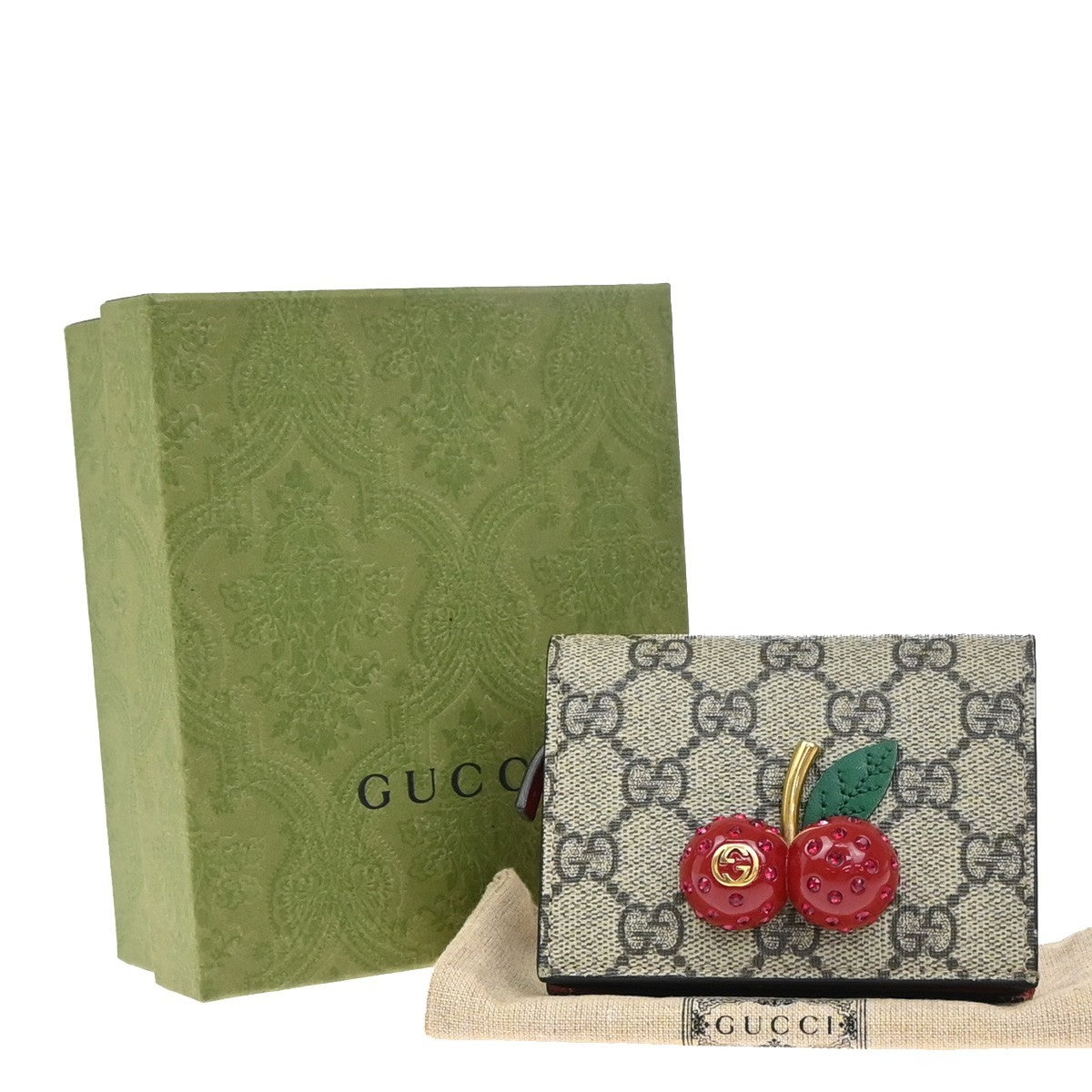 Gucci GG pattern wallet GG Supreme, BEIGE, CANVAS, Wallets