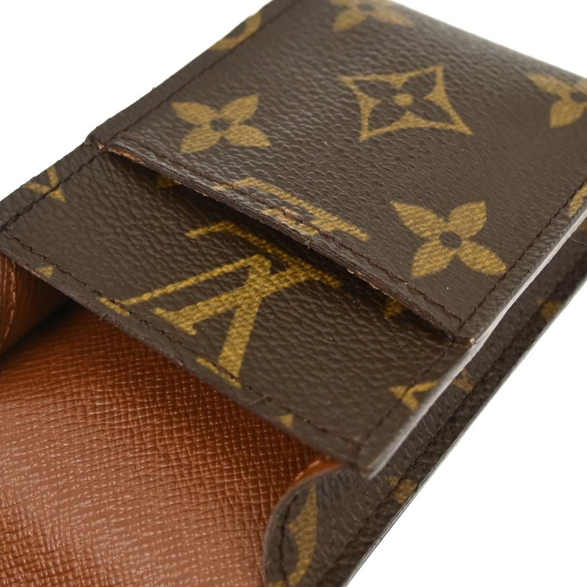 Louis Vuitton Etui Cigarette Case Monogram canvas, Brown, Canvas, Wallet