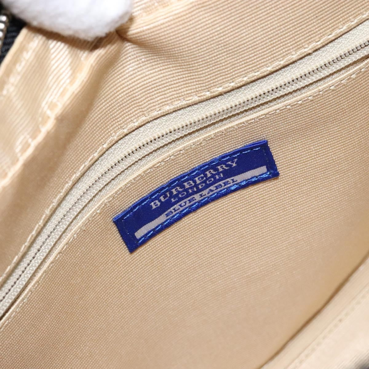 Burberry Belted handle handbag Nova check canvas, BLACK, CANVAS, Handbag