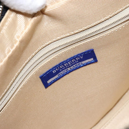 Burberry Belted handle handbag Nova check canvas, BLACK, CANVAS, Handbag