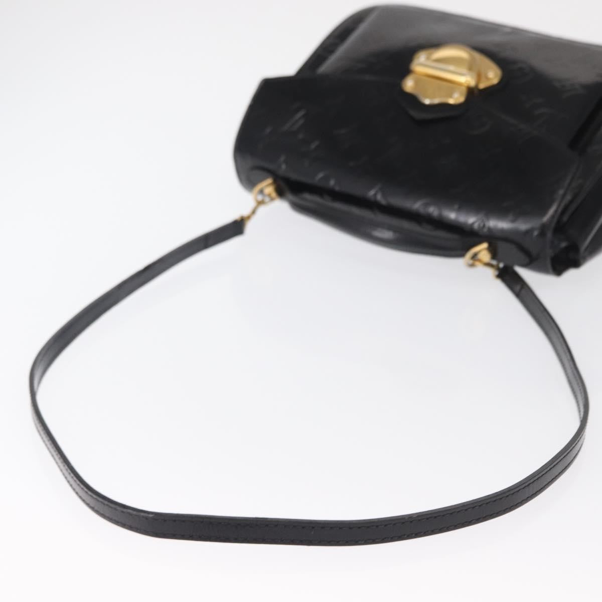 Louis Vuitton Mirada Handbag Monogram Vernis, BLACK, PATENT_LEATHER, Handbag