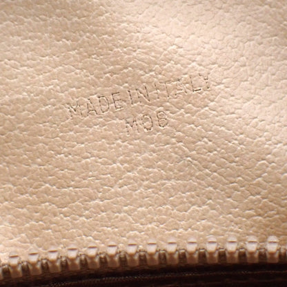 Celine Macadam Pochette Canvas and Leather, BROWN, CANVAS, Clutche & pouche