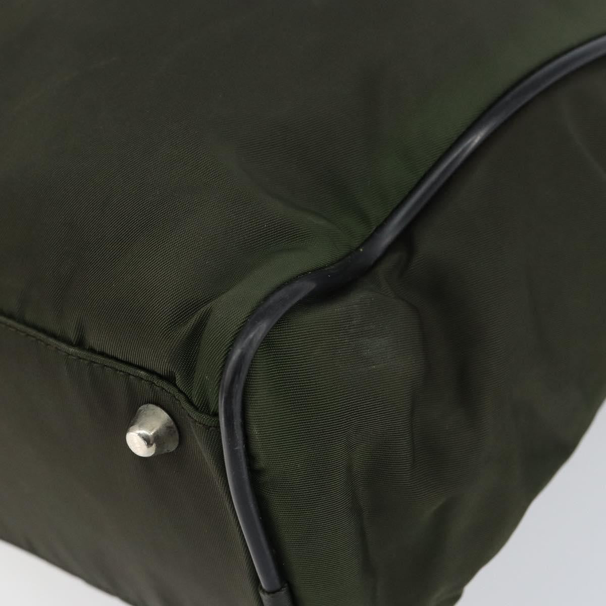 Prada Vintage Handbag Tessuto, KHAKI, NYLON, Handbag