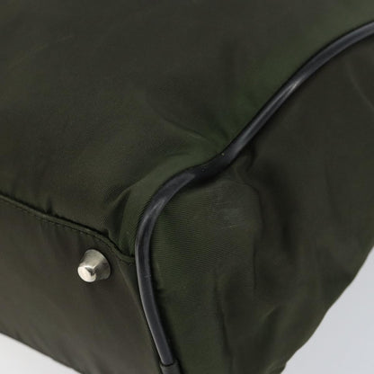 Prada Vintage Handbag Tessuto, KHAKI, NYLON, Handbag