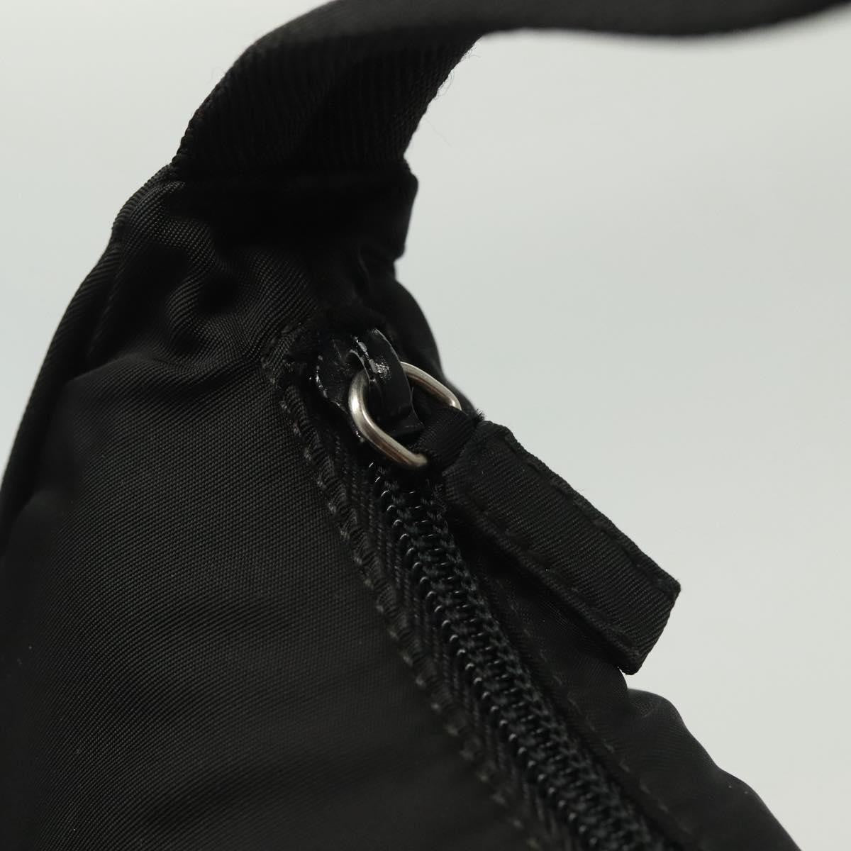 Prada Hobo Tessuto, BLACK, NYLON, Handbag