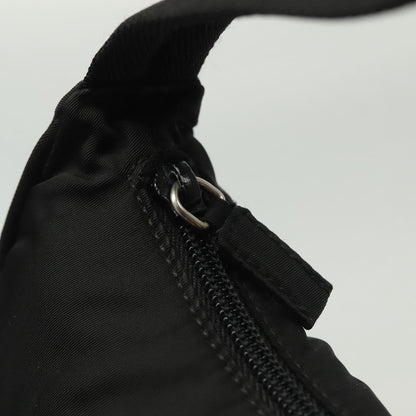 Prada Hobo Tessuto, BLACK, NYLON, Handbag