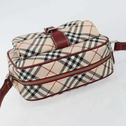 Burberry Nova Check Blue Label Canvas, BEIGE, CANVAS, Shoulder bag