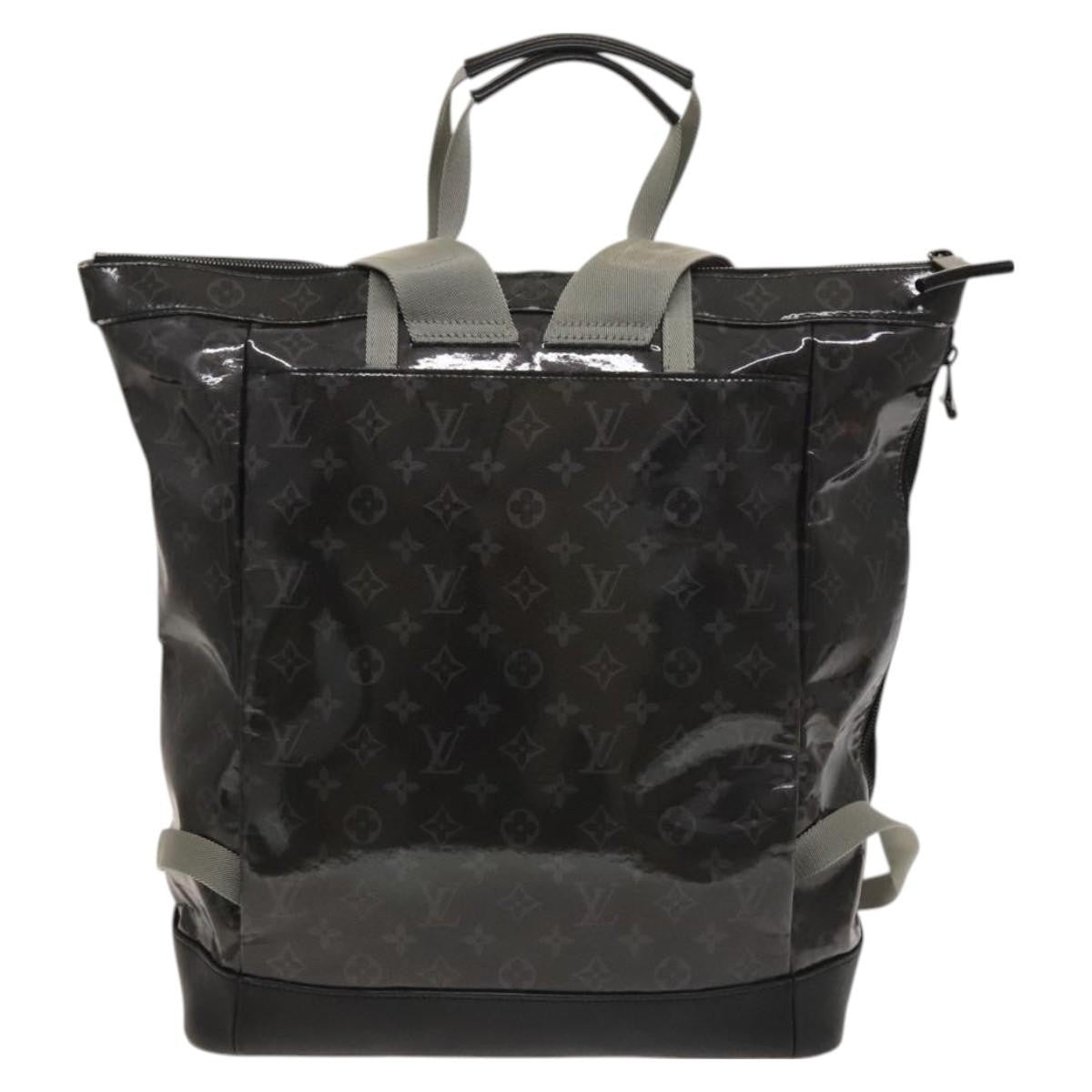 Louis Vuitton Zipped Tote Limited Edition Monogram Eclipse Glaze Canvas, BLACK, CANVAS, Backpack