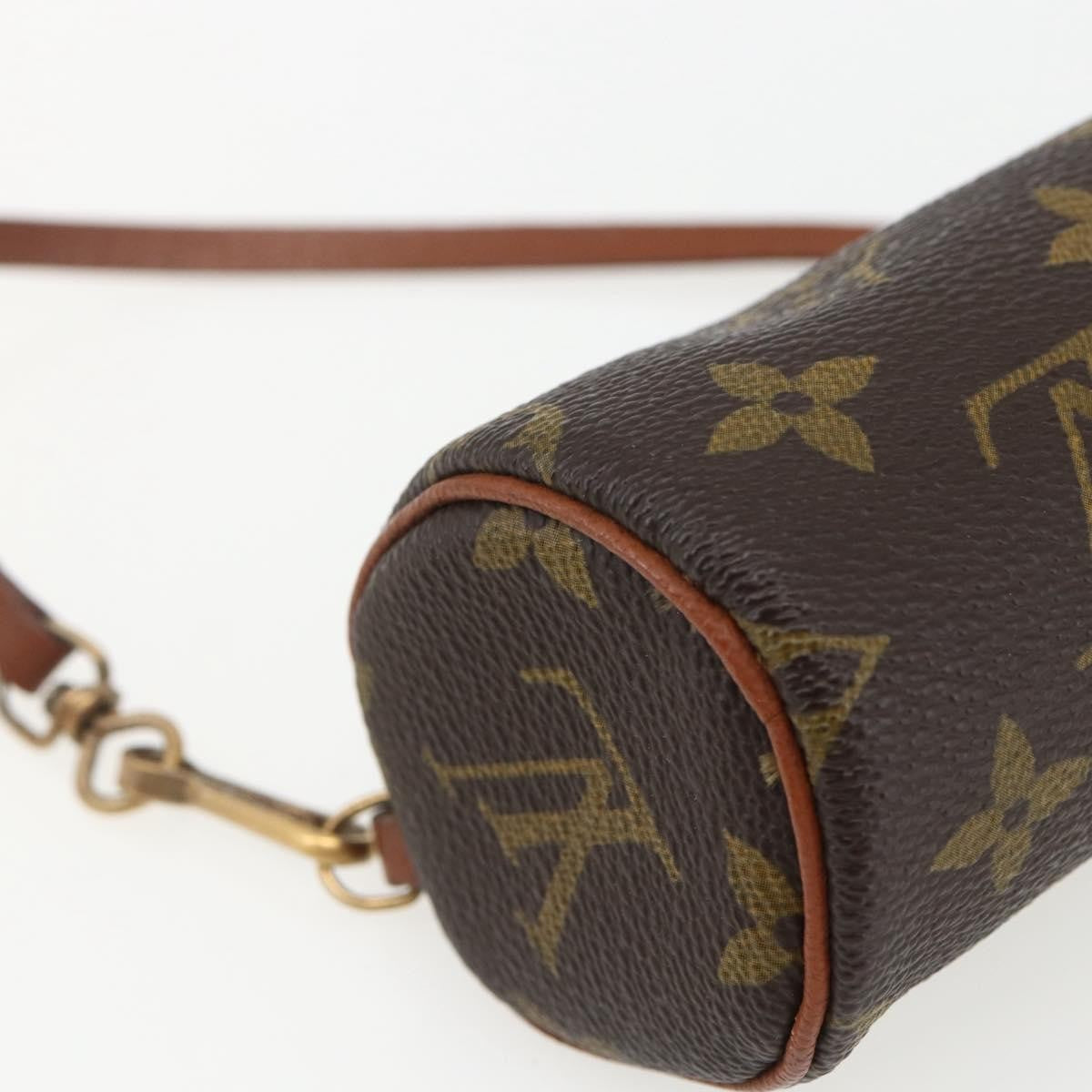 Louis Vuitton Papillon Pochette Monogram Canvas, BROWN, CANVAS, Clutche & pouche
