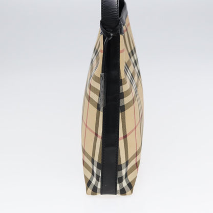 Burberry Shoulder Bag Nova Check Canvas, BEIGE, PVC, Shoulder bag