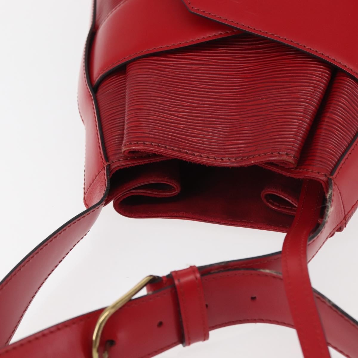 Louis Vuitton Vintage Sac d'Epaule Handbag Epi Leather, RED, LEATHER, Shoulder bag
