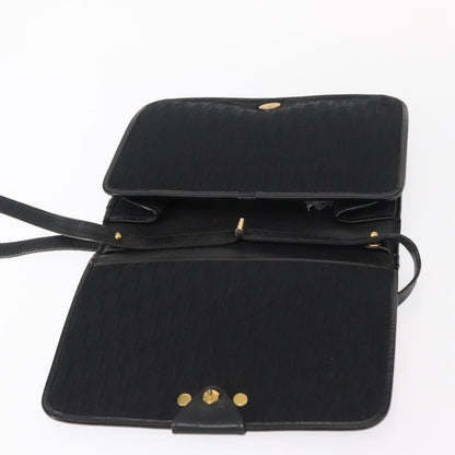 Christian Dior Vintage CD trotter Shoulder bag Canvas, BLACK, CANVAS, Shoulder bag