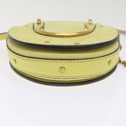 Chloe Pixie Crossbody Bag Leather and Suede, YELLOW, SUEDE, Crossbody bag