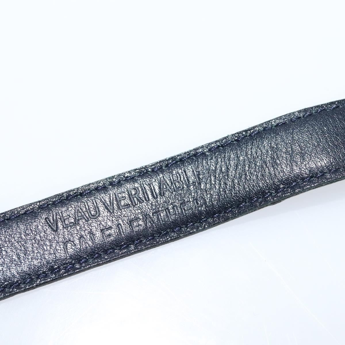 Chanel CC Belt Leather, BLACK, LEATHER, Belts