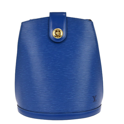 Louis Vuitton Cluny Shoulder Bag Epi Leather, Blue, Leather, Shoulder Bag