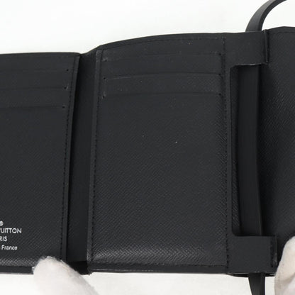 Louis Vuitton Cross Card Holder Limited Edition Monogram Pastel Noir, BLACK, CANVAS, Clutche & pouche