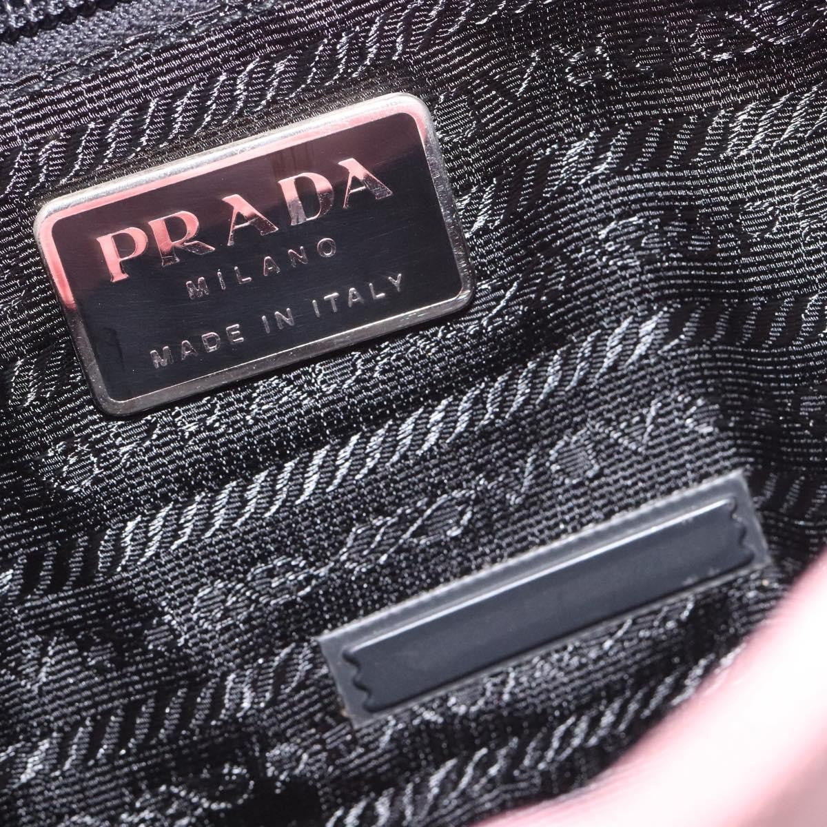 Prada Vintage Shoulder Bag Canvas, PINK, CANVAS, Shoulder bag