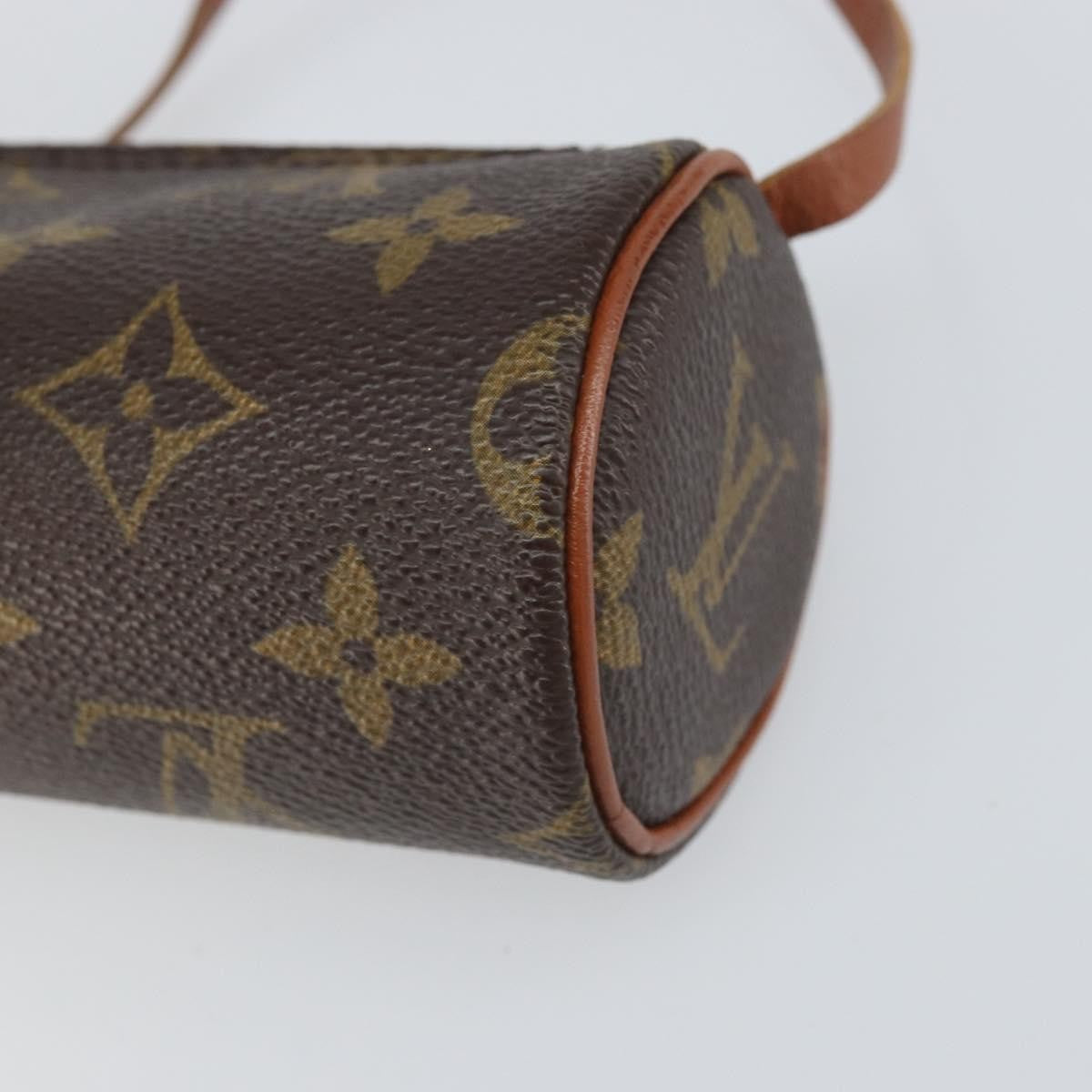 Louis Vuitton Papillon Pochette Monogram Canvas, BROWN, CANVAS, Clutche & pouche
