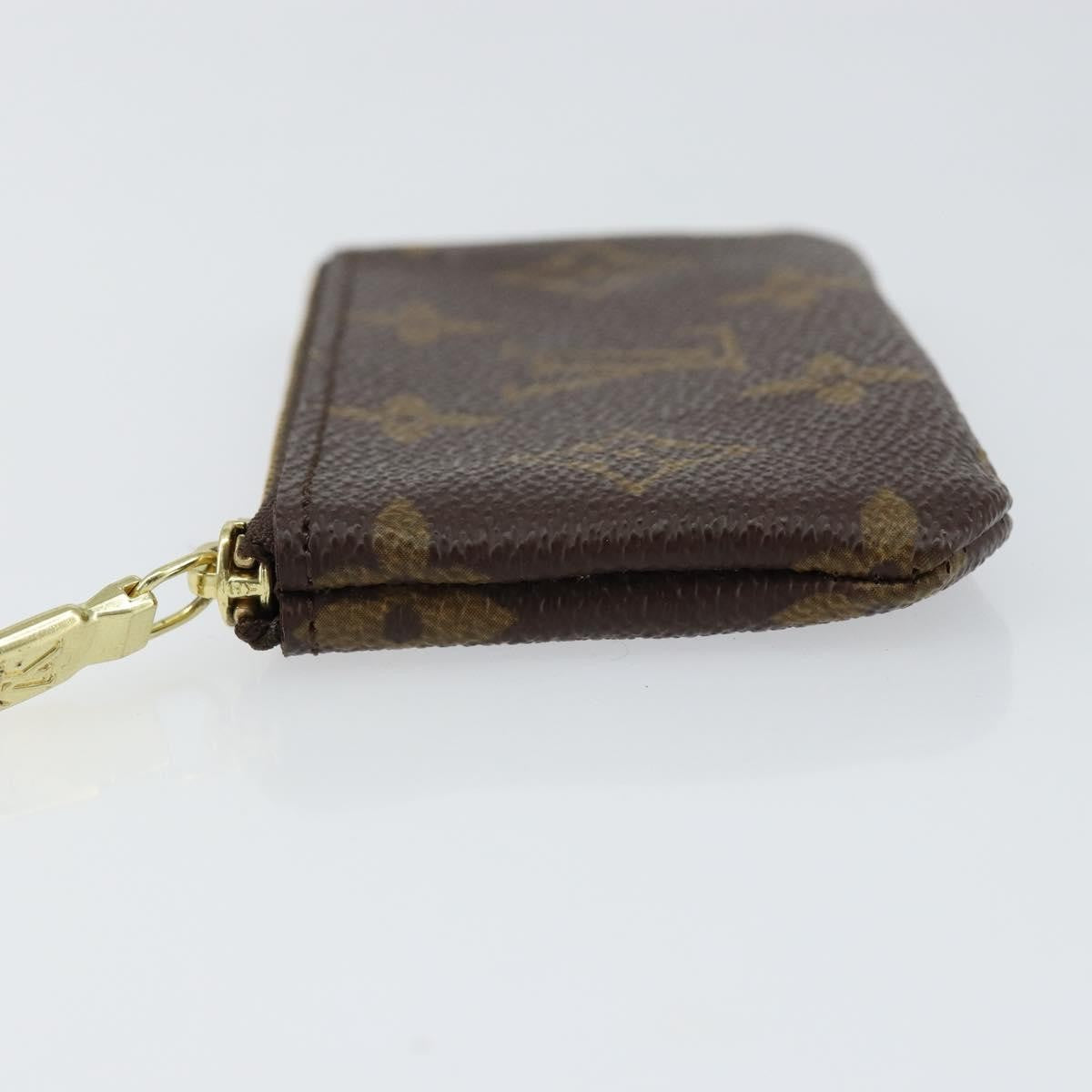 Louis Vuitton Pochette Clés Monogram Canvas, BROWN, CANVAS, Wallets