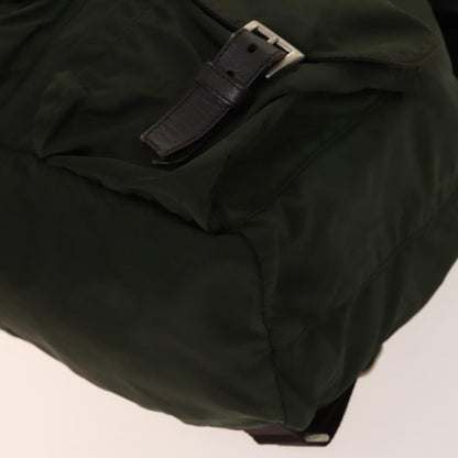 Prada Sac à dos Re-nylon nylon, KHAKI, NYLON, Backpack