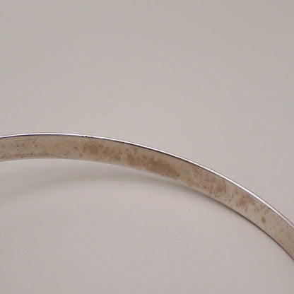 Chanel CC Logo Mirror Bangle Bracelet Metal and Plastic, SILVER, SILVER_PLATED, Bracelet