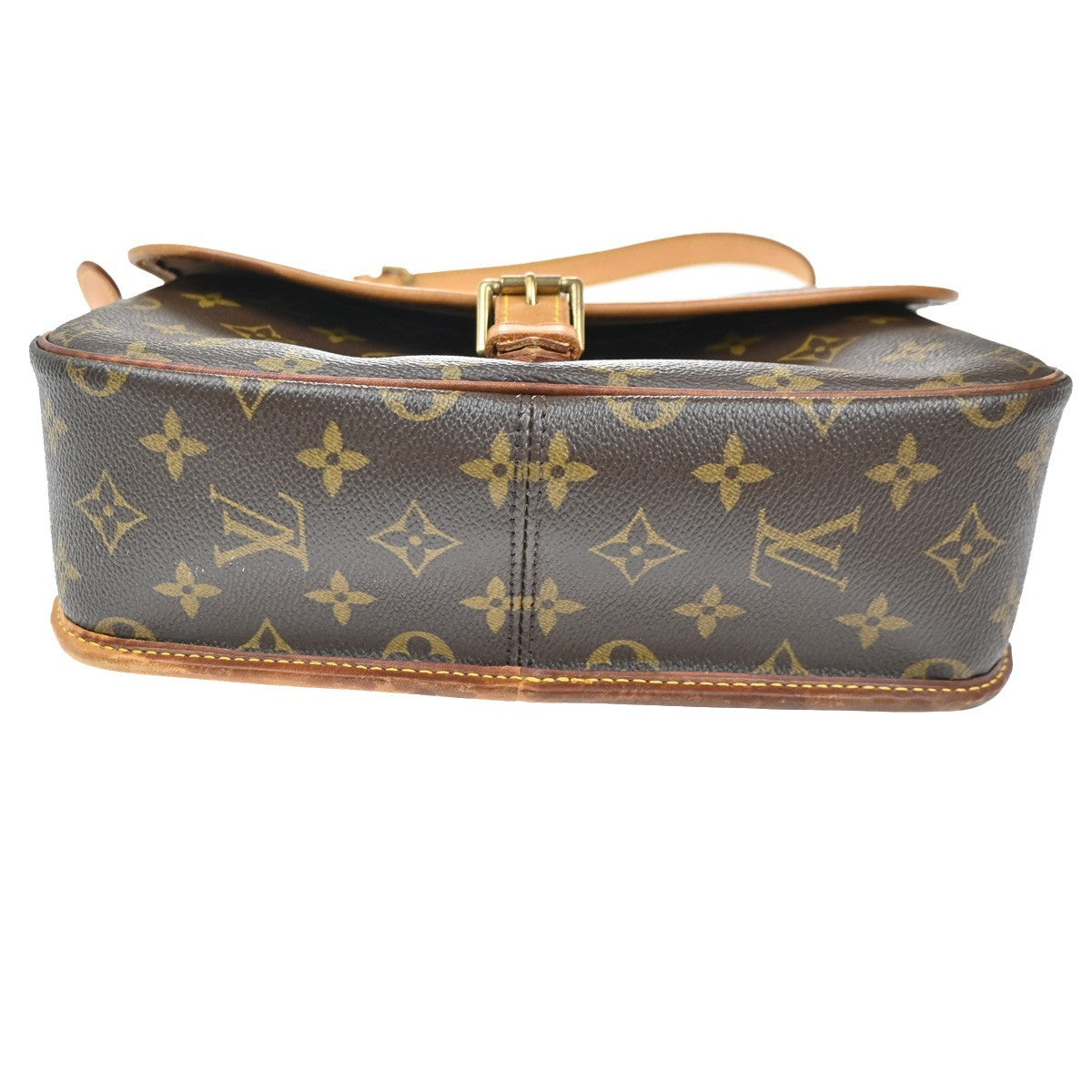 Louis Vuitton Sologne Handbag Monogram Canvas, BROWN, CANVAS, Shoulder bag