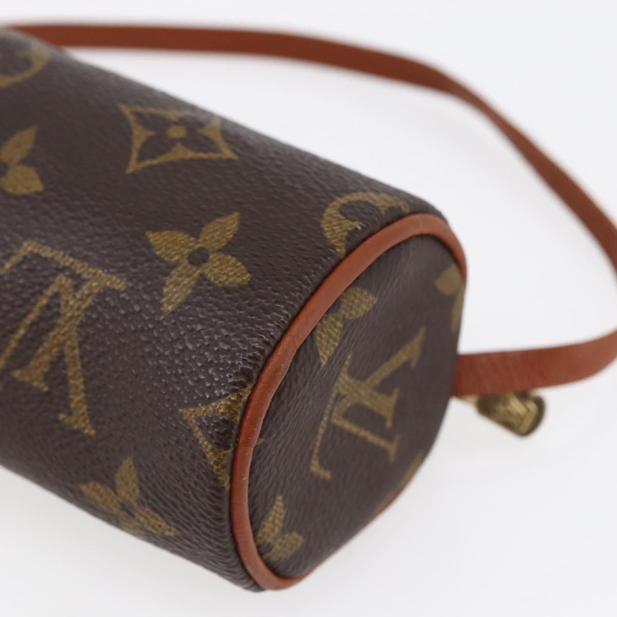 Louis Vuitton Papillon Pochette Monogram Canvas, BROWN, CANVAS, Handbag