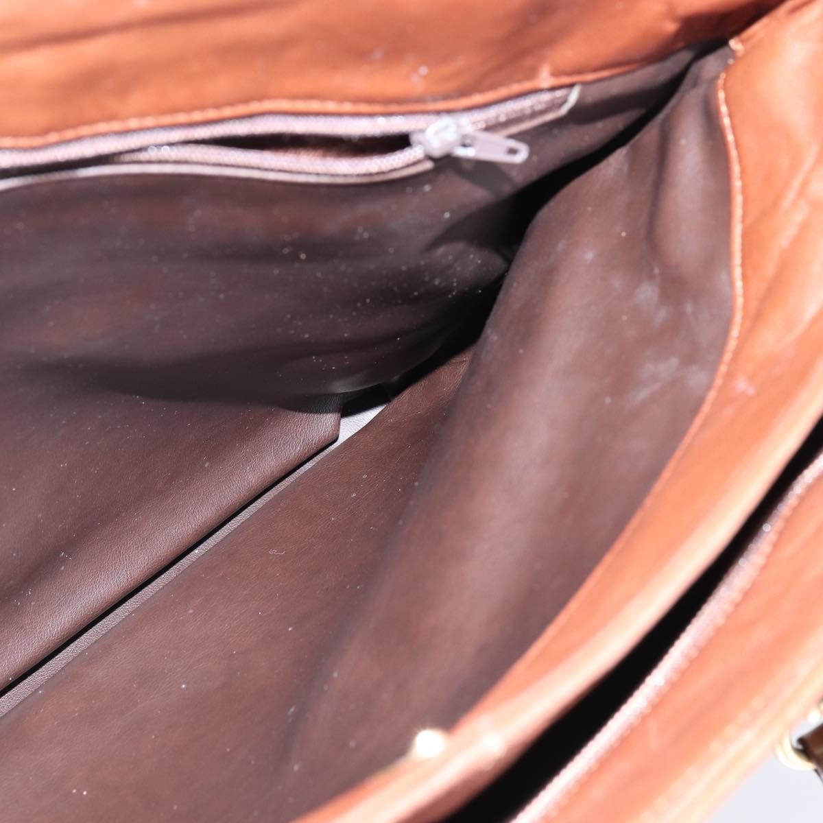 Bally Vintage Tote Bag Leather, Brown, Leather, Tote Bag