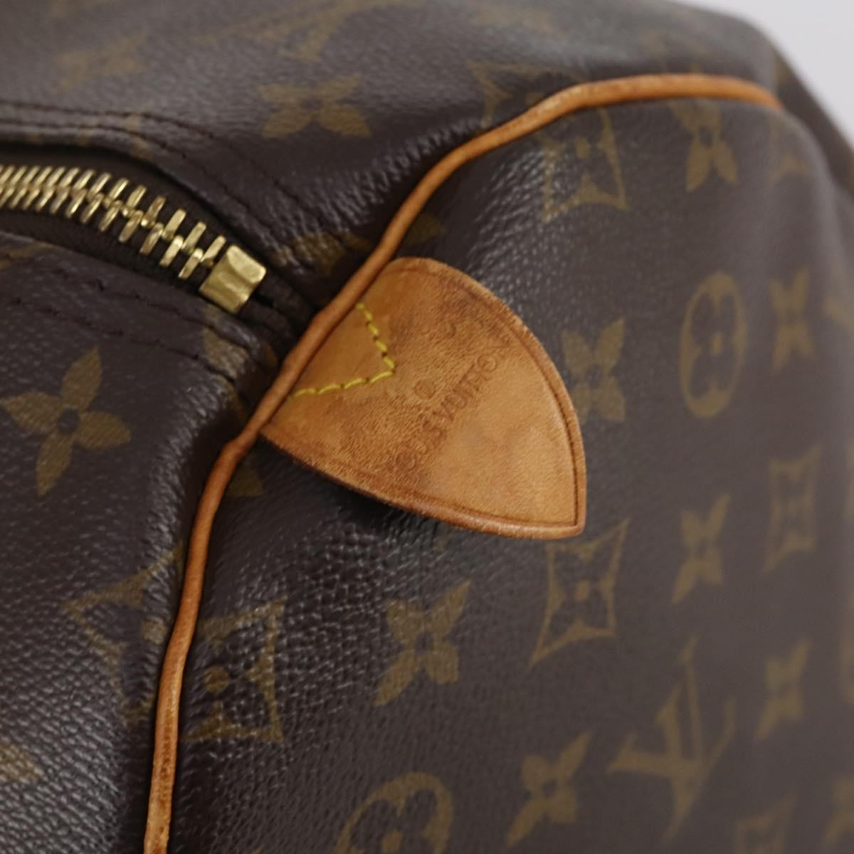 Louis Vuitton Keepall Bag Monogram Canvas, BROWN, CANVAS, Travel bag